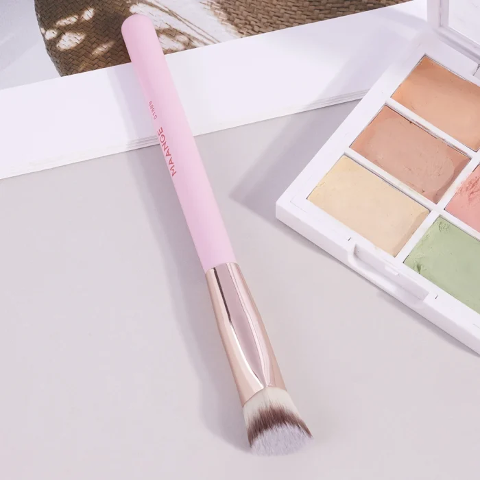 MAANGE Under Eye Concealer Makeup Brush Triangle Foundation Brush for Liquid Cream Blending Concealing Cosmetic Makeup Tools - Image 6