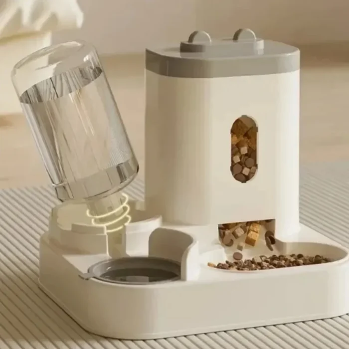 Automatic Feeder Dog Cat Food Bowl With Water Fountain Large Capacity Pet Food Storage Dispenser Container Puppy Pet Accessories - Image 3