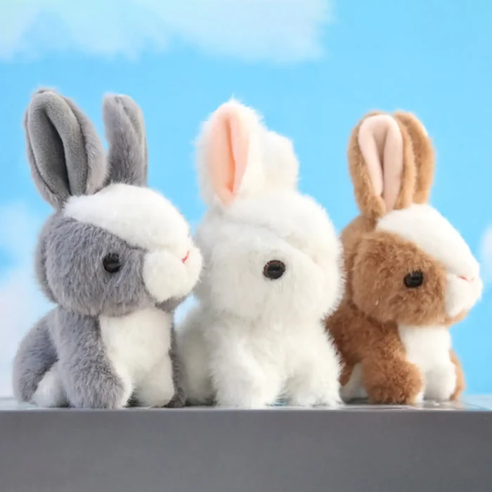 Ultrasoft Stuffed Animal Plush Bunny Rabbit Toy for Kids Girl Lovely Animal Doll Baby Toy Plushie Handbag Ornament Pendant - Image 2