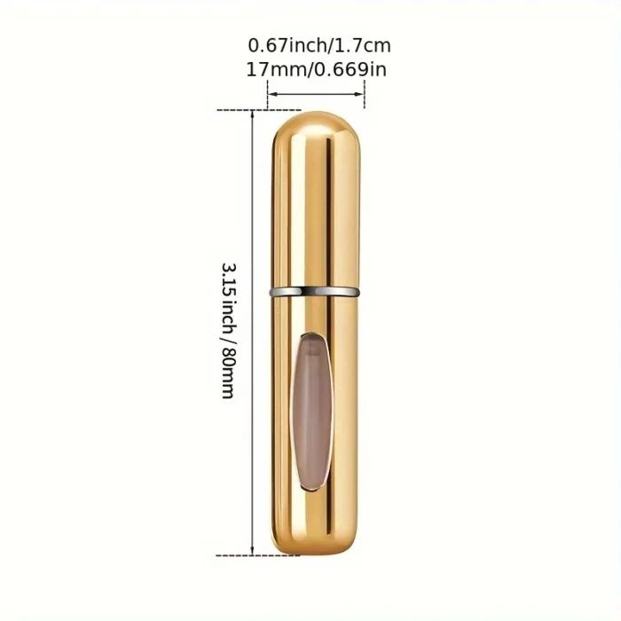 6 Portable Spray Bottles Travel Size 5ml Self-Priming Bottom Fill Perfume Bottle Set - Image 4