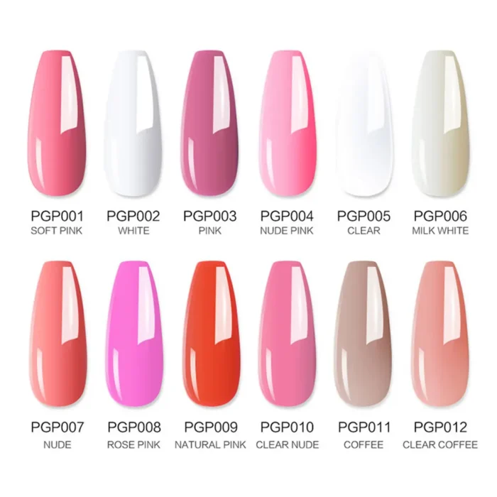 LIMEGIRL 30ml Nail Extension Gel Glitter Soak Off Nail Acrylic Crystal Build Poly UV Gel for Nails Quick Extension Manicure Glue - Image 2