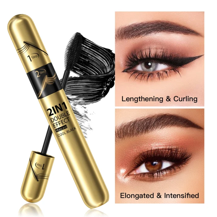4D Silk Fiber Lash Mascara Waterproof Rimel 3d Mascara For Eyelash Extension Black Thick Lengthening Eye Lashes Korean Cosmetics - Image 4