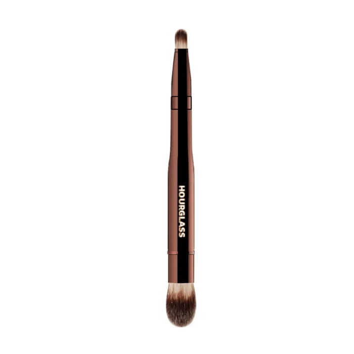 Hourglass Makeup Brush- No.28 Double Head Retractable Multifunctional Makeup Brush Concealer Highlight Face Makeup Brush - Image 5
