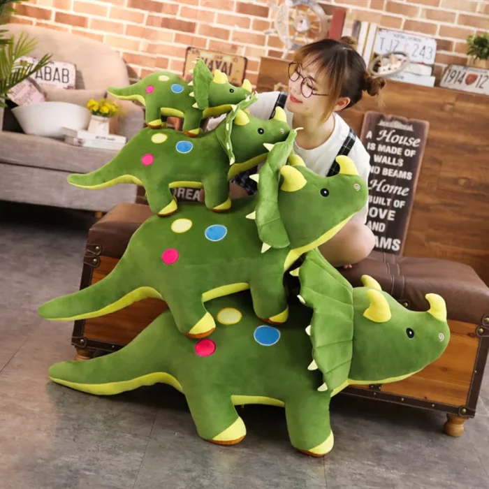 Creative Big Plush Soft Triceratops Stegosaurus Plush Toy Dinosaur Doll Stuffed Toy Kids Dinosaurs Toy Birthday Gifts - Image 6