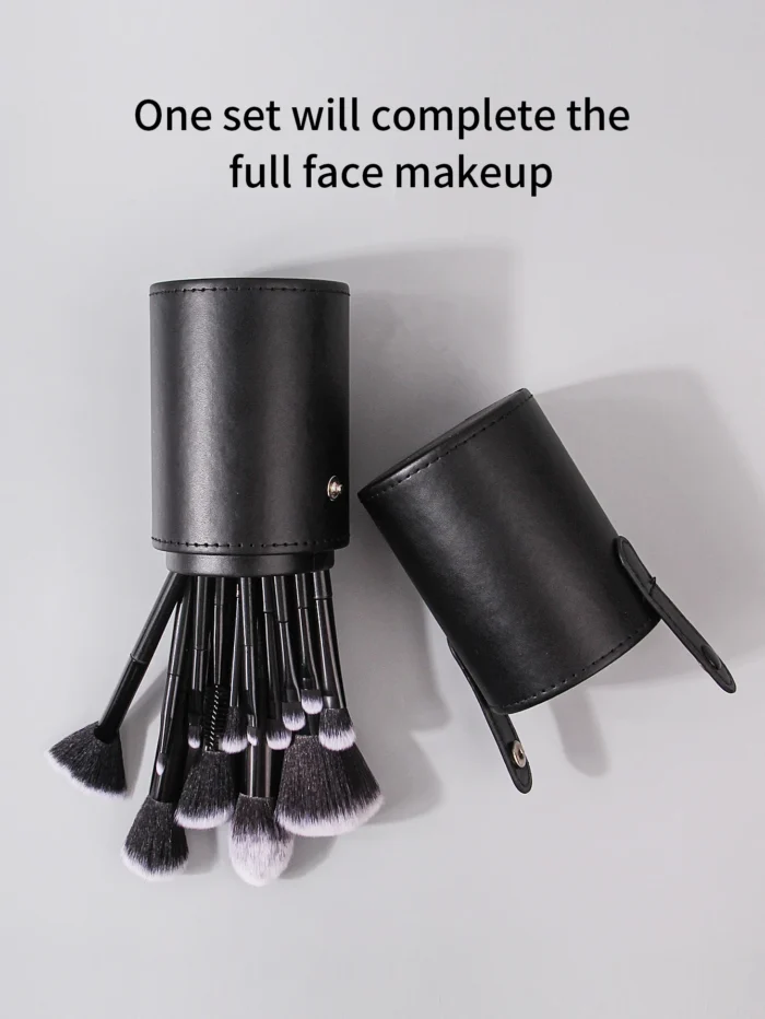 Black Makeup Brush Set Professional Super soft detail brush Blush Brush Foundation Concealer Eyeshadow Brush Women Beauty Tool - Image 3