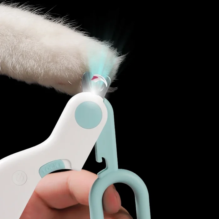 LED Light Cat Dog Nail Clipper Cutter Professional Pet Claw Trimmer with Safety Lock Puppy Kitten Animals Care Grooming Tool Kit - Image 4