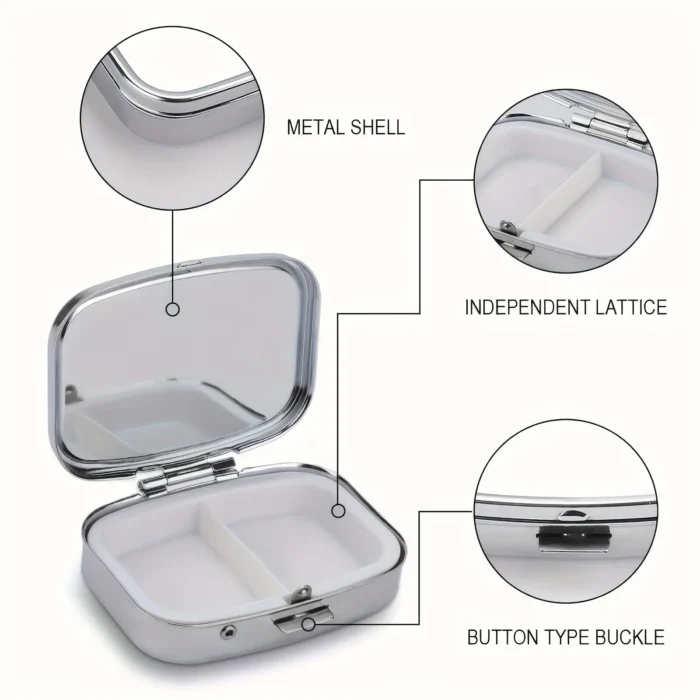 Travel Cases Lovely Colored Medicine Metal Jwelery Organizers Household Holder Iron Cabinet Small pill container - Image 5