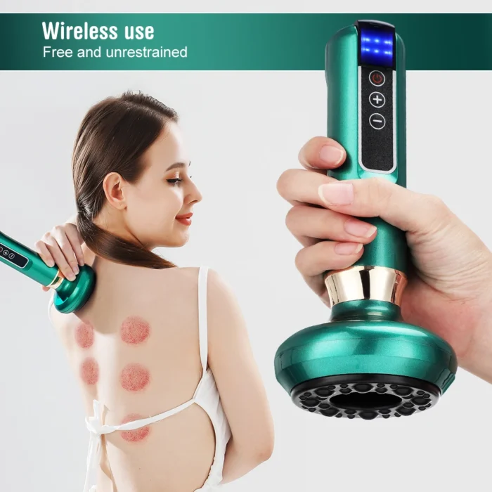 Electric Cupping Massager Vacuum Suction Cup GuaSha Anti Cellulite Beauty Health Scraping Infrared Heat Body Slimming Massage - Image 6