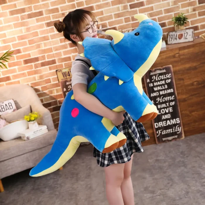 Creative Big Plush Soft Triceratops Stegosaurus Plush Toy Dinosaur Doll Stuffed Toy Kids Dinosaurs Toy Birthday Gifts - Image 5