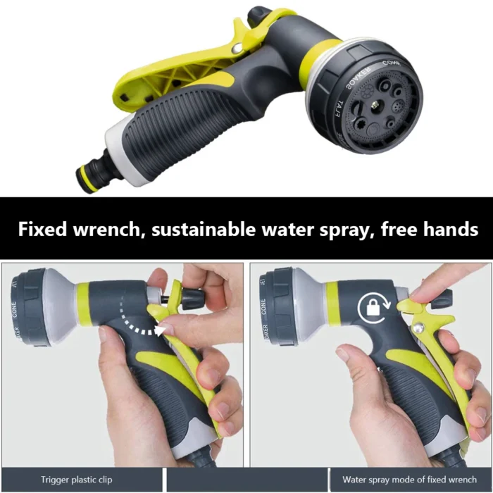 Water Gun High-Pressure Water Spray Gun Car Washer Hose Nozzle Garden Watering Sprinkler Sprinkler Cleaning Water Gun - Image 5