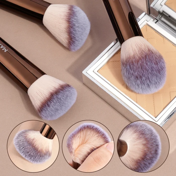 MAANGE 13PCS Makeup Brush Set Foundation Concealer Powder Eyeshadow Blush Brush Kabuki Blending Cosmetic Beauty Tool for Face - Image 5