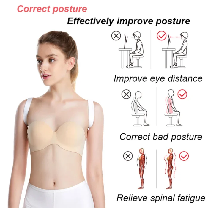 Sports Upper Back Brace Support Belt Adjustable Back Posture Corrector Clavicle Spine Back Shoulder Lumbar Posture Correction - Image 2