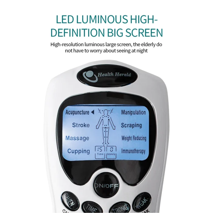 Electric Massage Instrument EMS Tense Machine Pulse Massager Tens Acupuncture Electrical Muscle Stimulator for Neck Back Body - Image 6