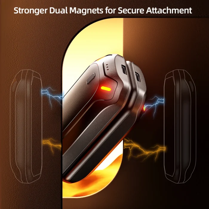 2 Pack Hand Warmers Rechargeable, Dual Magnteic Electric Hand Warmer, Double-Sided Warming Portable Heater Gifts for Women Men - Image 4