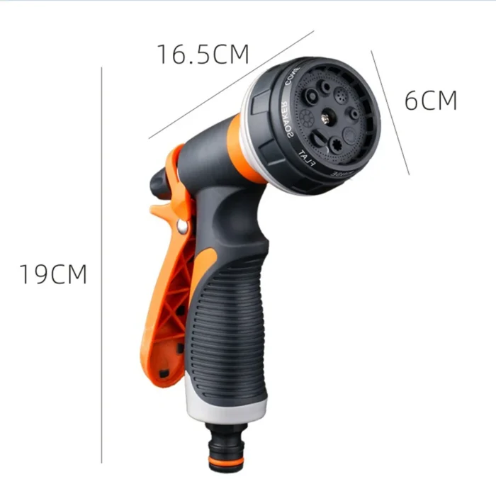 Water Gun High-Pressure Water Spray Gun Car Washer Hose Nozzle Garden Watering Sprinkler Sprinkler Cleaning Water Gun - Image 6
