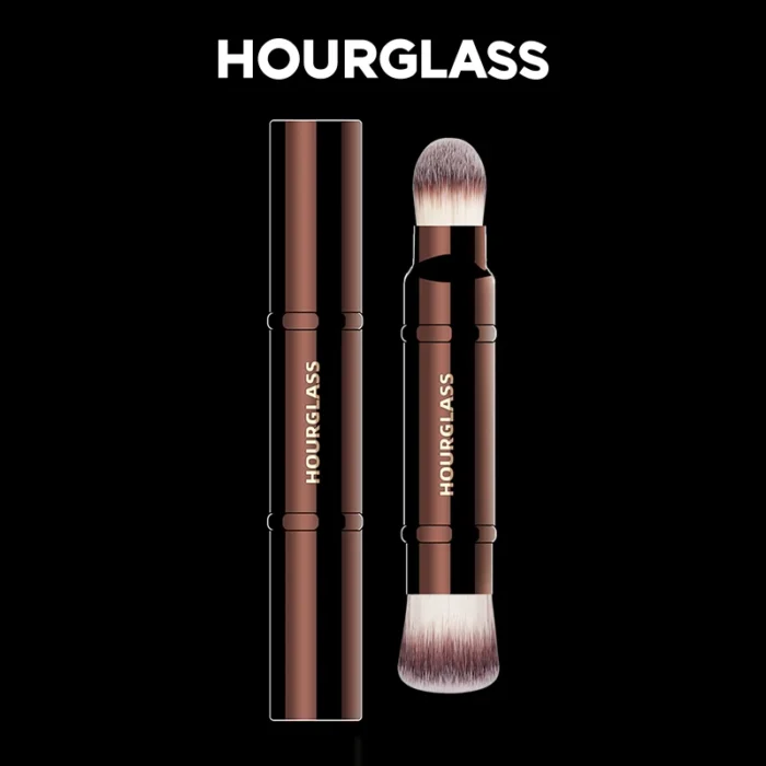 Hourglass Makeup Brush- No.15 Retractable Double-Ended Complexion Brush Soft Fiber Hair Fashion Design Single Face Brush - Image 4
