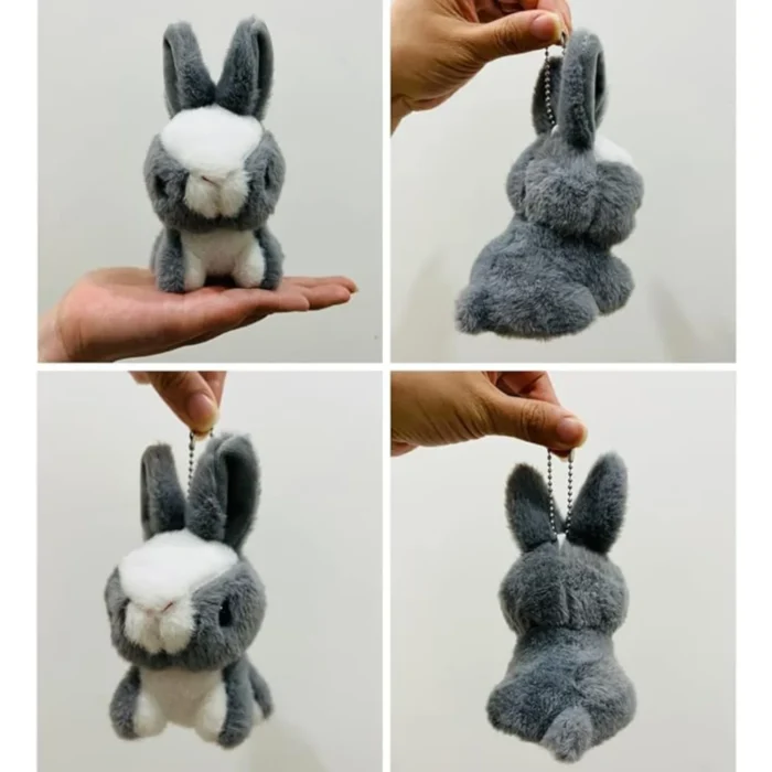 Ultrasoft Stuffed Animal Plush Bunny Rabbit Toy for Kids Girl Lovely Animal Doll Baby Toy Plushie Handbag Ornament Pendant - Image 6