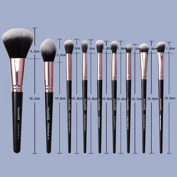 Maange 20Pcs Makeup Brushes with Box Professional Cosmetic Powder Eye Shadow Foundation Blush Blending Beauty Tool For Women - Image 6
