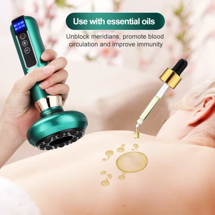 Electric Cupping Massager Vacuum Suction Cup GuaSha Anti Cellulite Beauty Health Scraping Infrared Heat Body Slimming Massage - Image 5