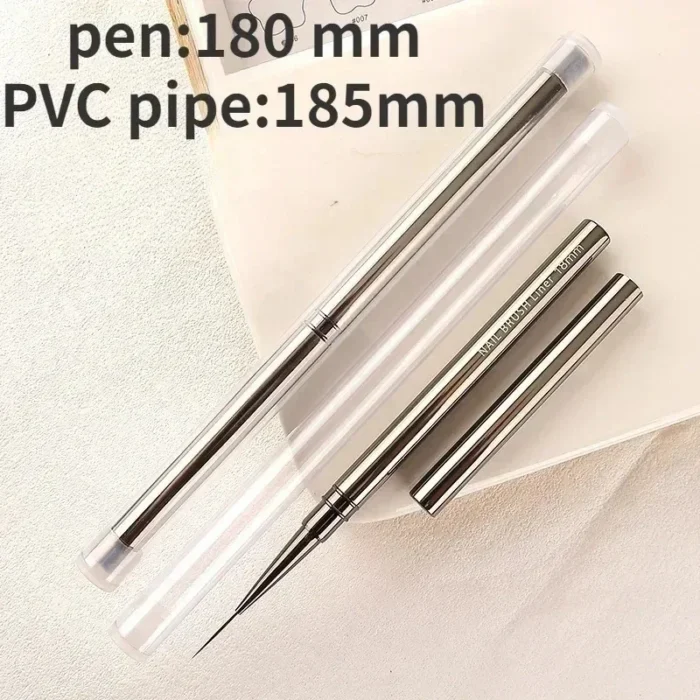 Nails Art Liner Brushes Elongated Lines Striping Drawing Painting 6/9/12/15/18/25mm Nail Design Pen Professional Manicure Tool - Image 6