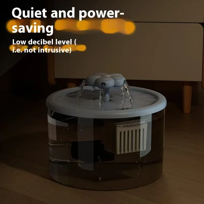 1.5L Ultra-Quiet Smart Cat Water Fountain with Automatic Filter and Burnout Prevention Recirculating Dog Water Dispenser Pump - Image 6