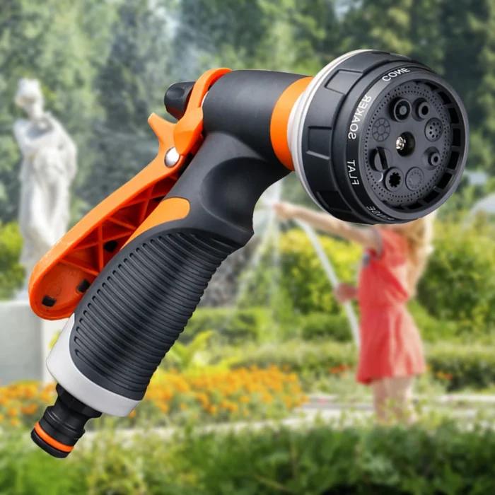 Water Gun High-Pressure Water Spray Gun Car Washer Hose Nozzle Garden Watering Sprinkler Sprinkler Cleaning Water Gun - Image 3