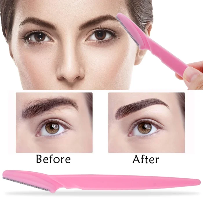 3/4/10Pcs Eyebrow Trimmer Face Blade Shaver Portable Eye Brow Epilation Hair Removal Safety Eyebrow Cutting Woman Makeup Tools - Image 4