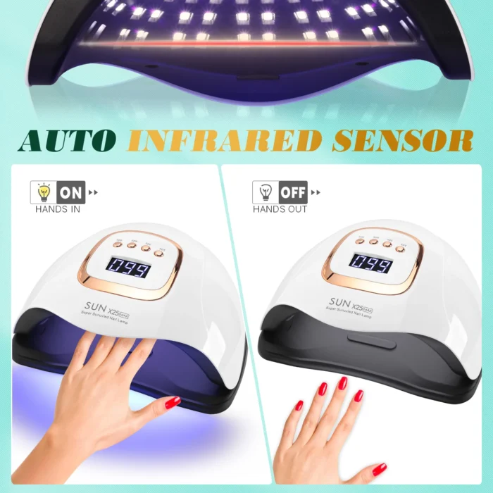 UV LED Nail Lamp 380W Nail Curing Lamps For Home Salon Powerful LED Drying Lamps For All Gel Polish Professional Nail Equipment - Image 5
