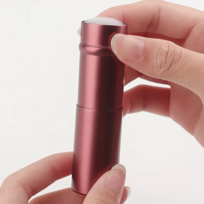 1pc Retractable Brush Makeup Brush Powder Blusher Powder Brush Mini Multi-function Portable With Aluminum Handle - Image 6