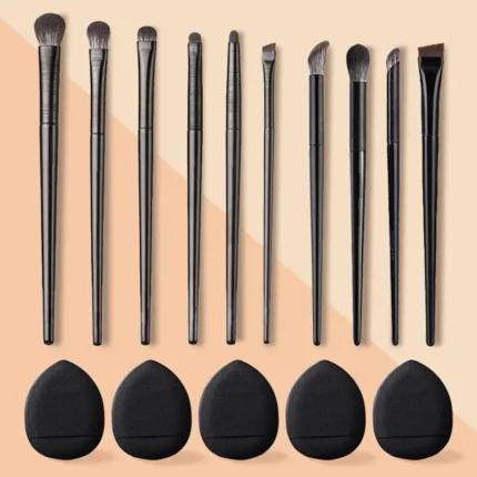 Soft Bristle Eyeshadow Brushes 10-piece Set Eye Makeup Smudge Undercover Eyeliner Blade Eye Detail Small Makeup Brushes
