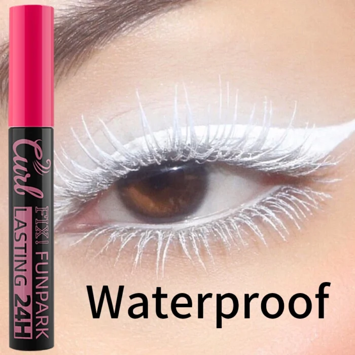 9 Color Mascara Thick Curl Waterproof Natural Eyelash Long Lasting Blue White Green Pink Black Eye Makeup Korean cosmetics - Image 5