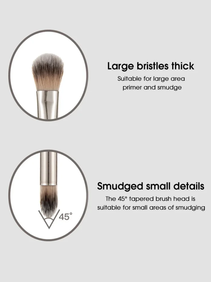 Double-headed painting eyeshadow brush novice makeup brush soft hair does not eat powder natural dizzy dye easy makeup - Image 2