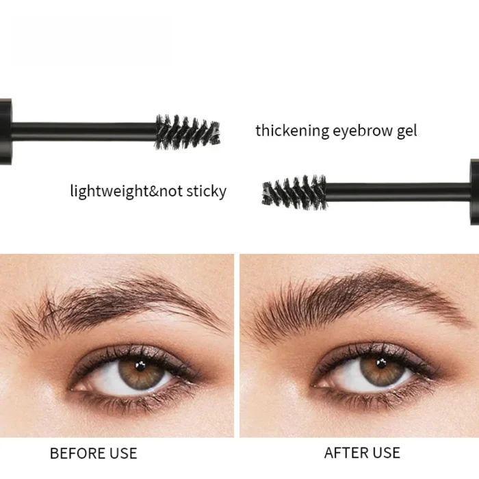 Eyebrow Gel Long-lasting Fixed Eyebrow Waterproof Quick-dry Hose Transparent Eyebrow Gel Makeup Eye Makeup - Image 3