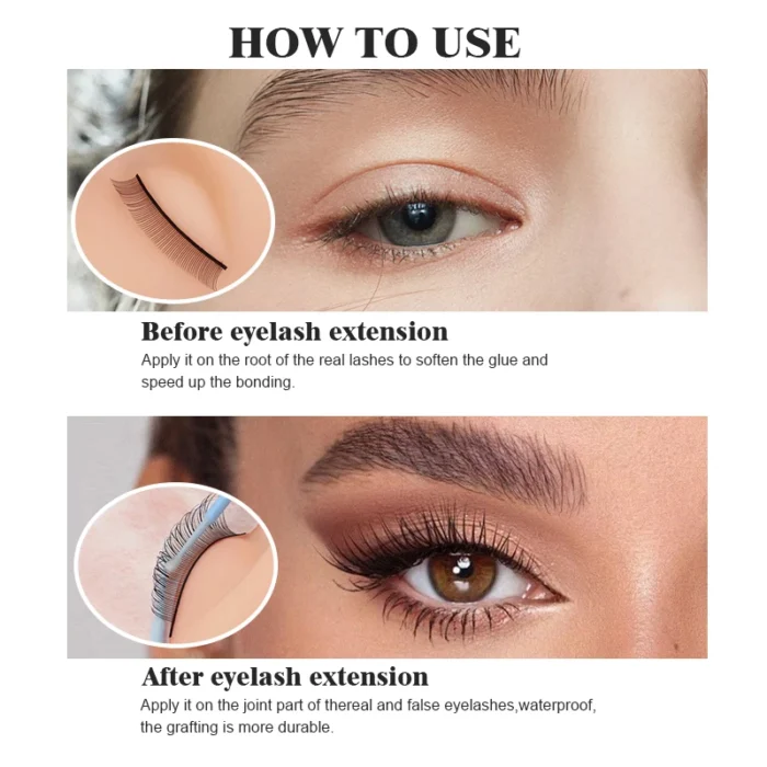NATUHANA Lashes Super Bonder For Eyelash Extension Quick Drying Long Last Grafting Eyelash Glue EyelashesAdhesive Suppliers - Image 3