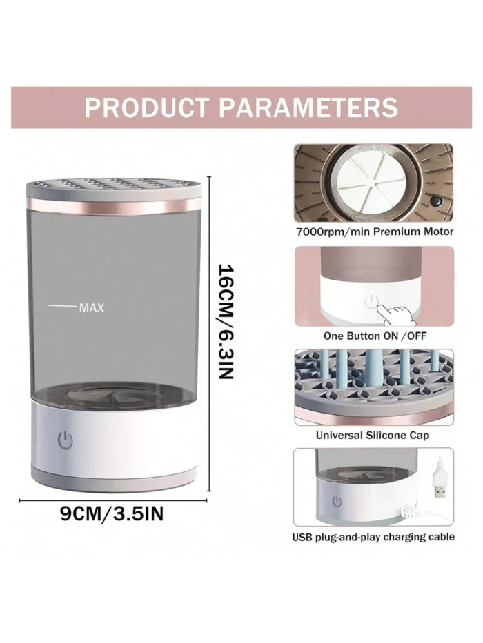 Electric Makeup Brush Cleaner Machine - Image 4