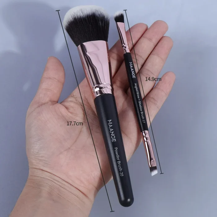 Maange 20Pcs Makeup Brushes with Box Professional Cosmetic Powder Eye Shadow Foundation Blush Blending Beauty Tool For Women - Image 5