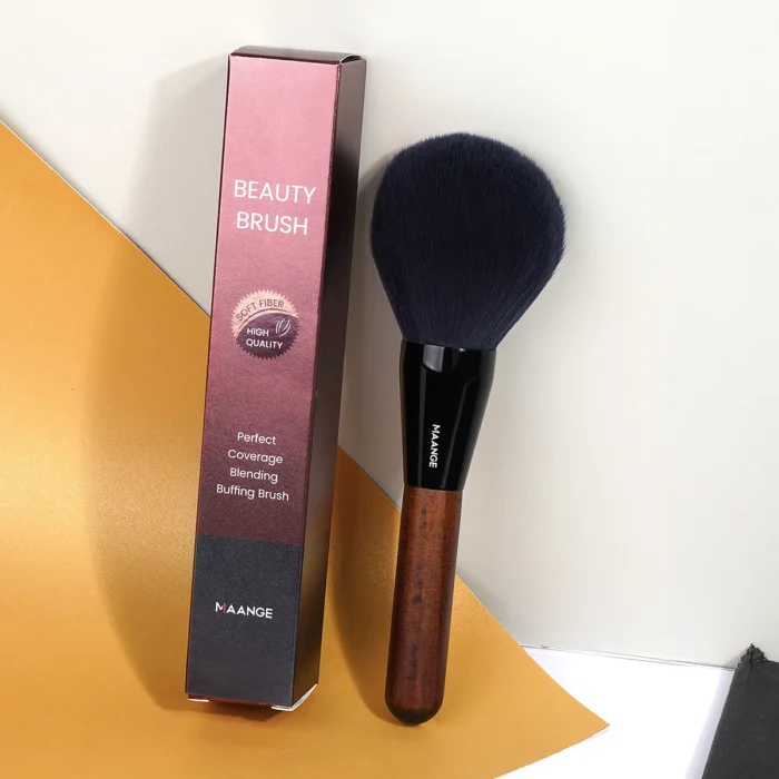MAANGE 1PC Professional Powder Brush Large Soft Dense Bristle Blush Brush Blending Cosmetic Makeup Brushes Tool for Beauty Gift - Image 6