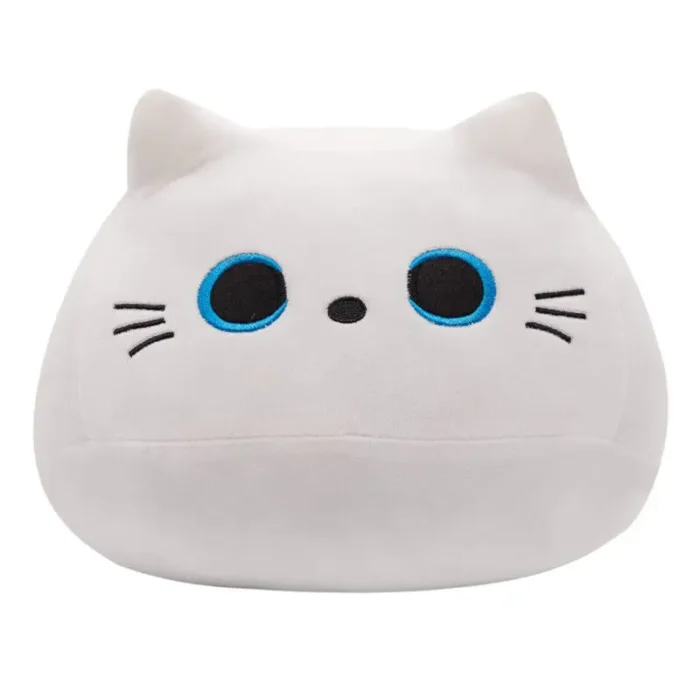 10/30CM Black Cat Plush Pillow Cartoon Cat Head Plushie Stuffed Toys Cat Doll Cat Doll Pillow Plush Toy Cuddly Pillow Cushion - Image 5