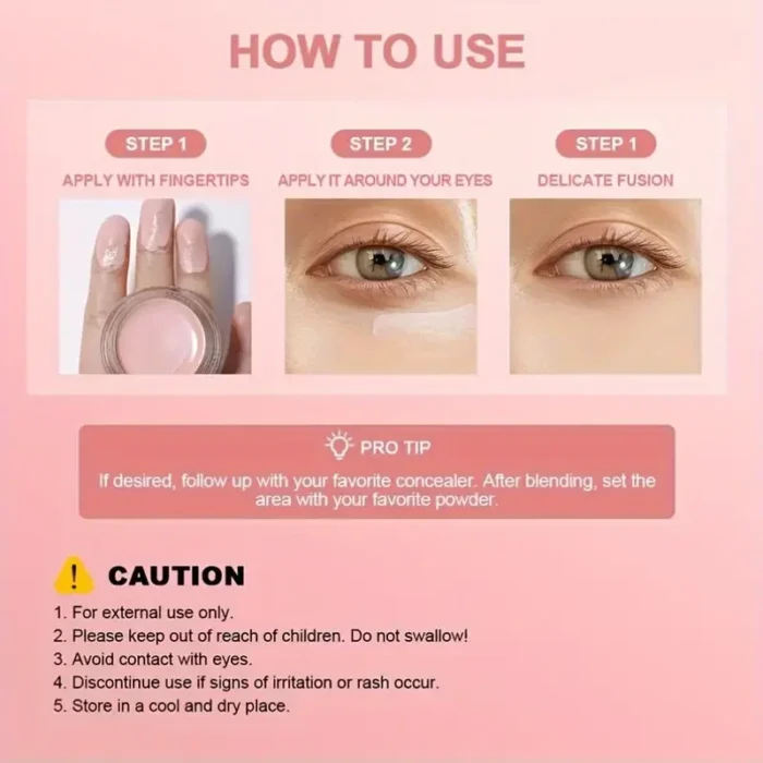 Hydrating Eye Brightening Concealer&Contour Cream-Full Coverage,Long Lasting,Correcting Eye Concealer for a Perfect Look Makeup - Image 6
