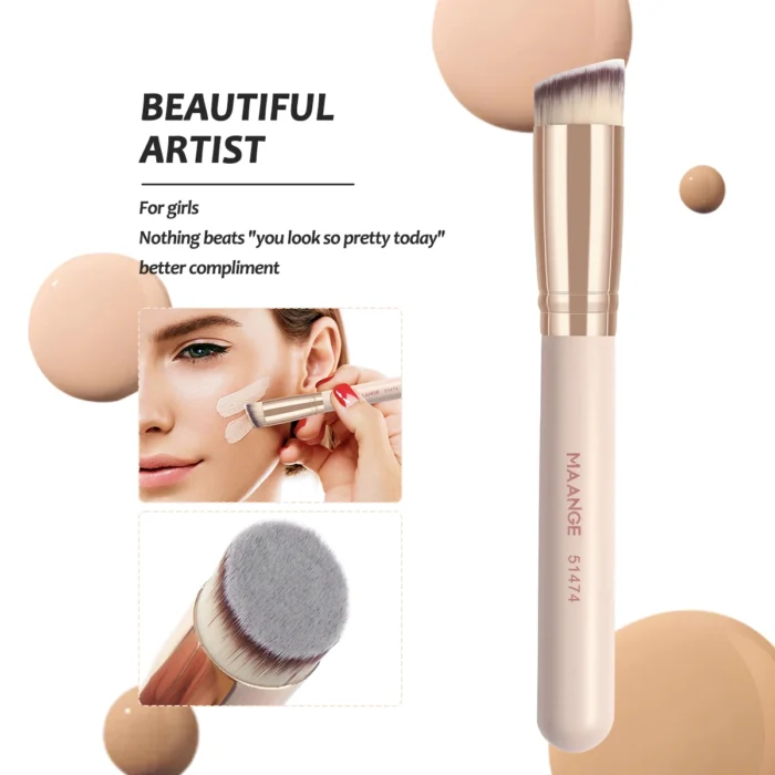 MAANGE 7pcs/set Makeup Brushes for Cosmetic Foundation Powder Concealer Blush Brush Blending Soft Bristles Beauty Tools - Image 4