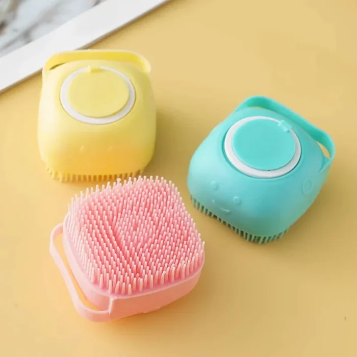 Bath Massage Brush Bathroom Multifunctional Puppy Big Dog Cat Soft Safety Silicone Pet Accessories for Dogs Cats Tools - Image 2