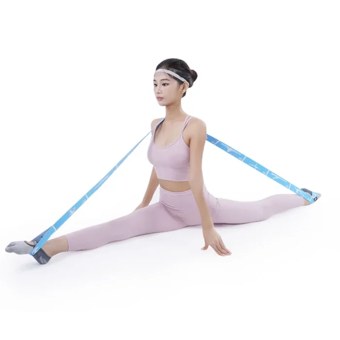 Multi-Functional Slimming Resistance Bands Yoga Strap Elastic Band 8/10/12 Grids for Latin Training, Dance, Pilates, Gymnastics - Image 3