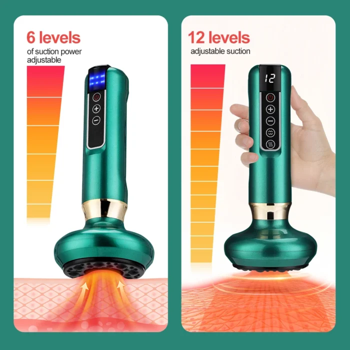 Electric Cupping Massager Vacuum Suction Cup GuaSha Anti Cellulite Beauty Health Scraping Infrared Heat Body Slimming Massage - Image 4