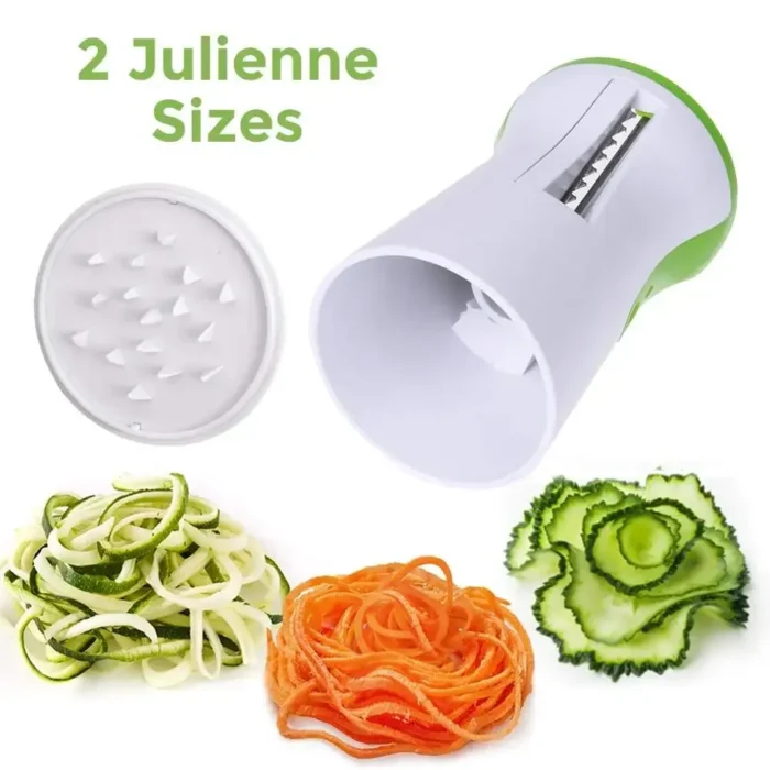 LMETJMA Heavy Duty Spiralizer Vegetable Slicer Vegetable Spiral Slicer Cutter Zucchini Pasta Noodle Spaghetti Maker KC0335 - Image 3