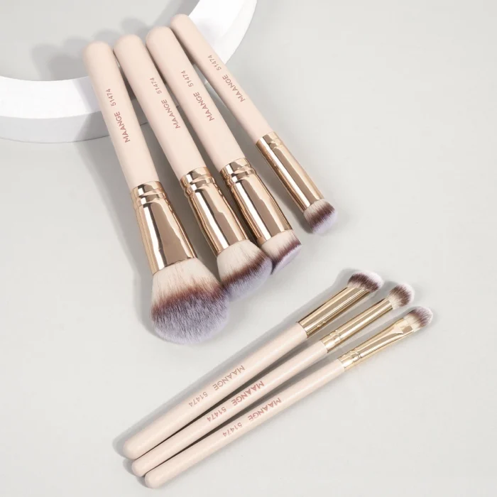 MAANGE 7pcs/set Makeup Brushes for Cosmetic Foundation Powder Concealer Blush Brush Blending Soft Bristles Beauty Tools - Image 2