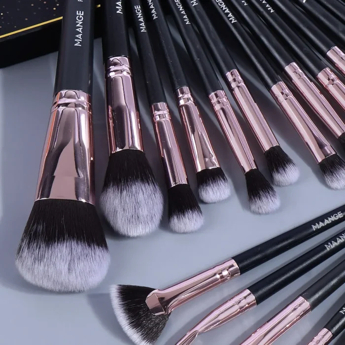 Maange 20Pcs Makeup Brushes with Box Professional Cosmetic Powder Eye Shadow Foundation Blush Blending Beauty Tool For Women - Image 3