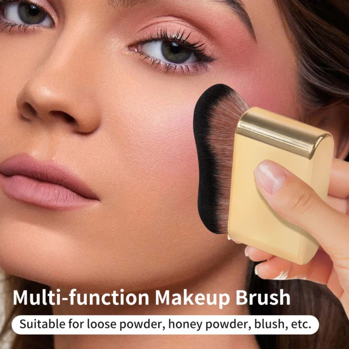 MAANGE Large Makeup Brushes for Contouring Tanning Liquid Foundation Cream Blush Soft Bristle Multi-purpose Makeup Tool for Days - Image 5