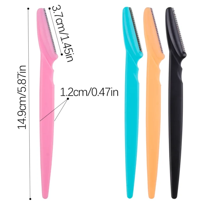 3/4/10Pcs Eyebrow Trimmer Face Blade Shaver Portable Eye Brow Epilation Hair Removal Safety Eyebrow Cutting Woman Makeup Tools - Image 6