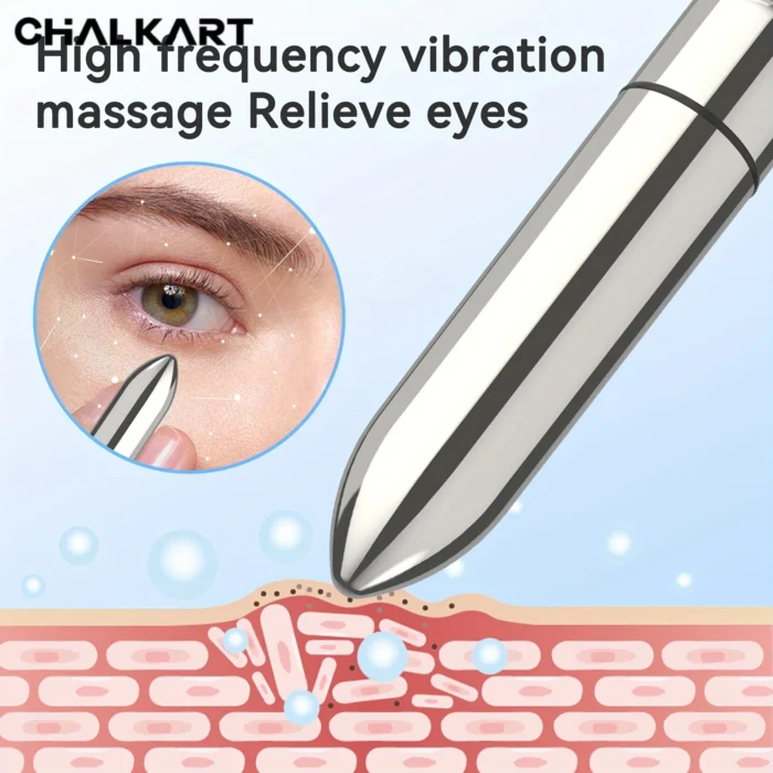 1pc Mini Vibrating Massager, Facial And Eye Massage Treatment Relaxes, Promotes Lotion Absorption, Lipstick Size, Mini Portable - Image 5