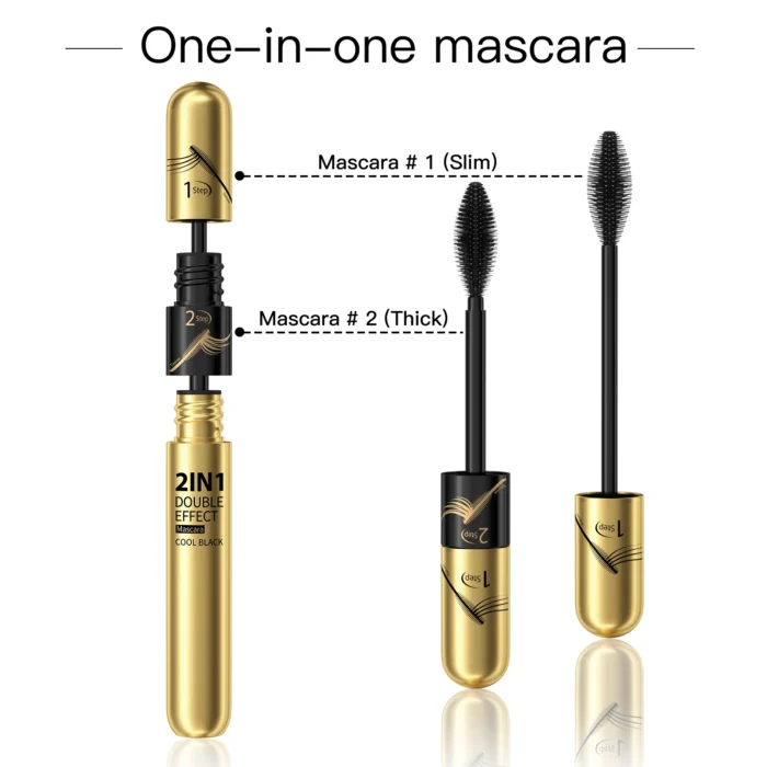 4D Silk Fiber Lash Mascara Waterproof Rimel 3d Mascara For Eyelash Extension Black Thick Lengthening Eye Lashes Korean Cosmetics - Image 5